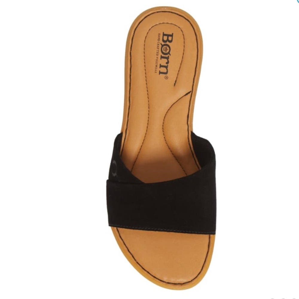 Born Gudena Black Slide Sandal - Picture 5 of 14